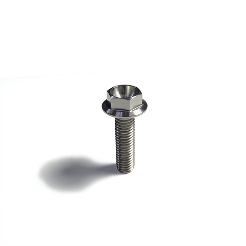 Flanged 6 Point Hex Bolts - Titanium 6Al4V / GR5