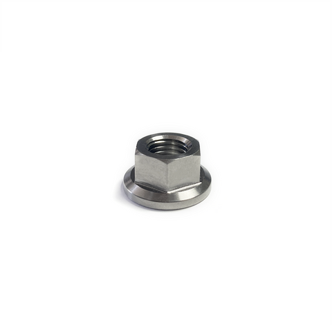 Flanged 6 Point Hex Nut - Titanium 6Al4V / GR5