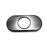 Titanium Thin Oval Muffler End Cap
