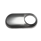 Titanium Thin Oval Muffler End Cap