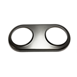 Titanium Thin Oval Muffler End Cap