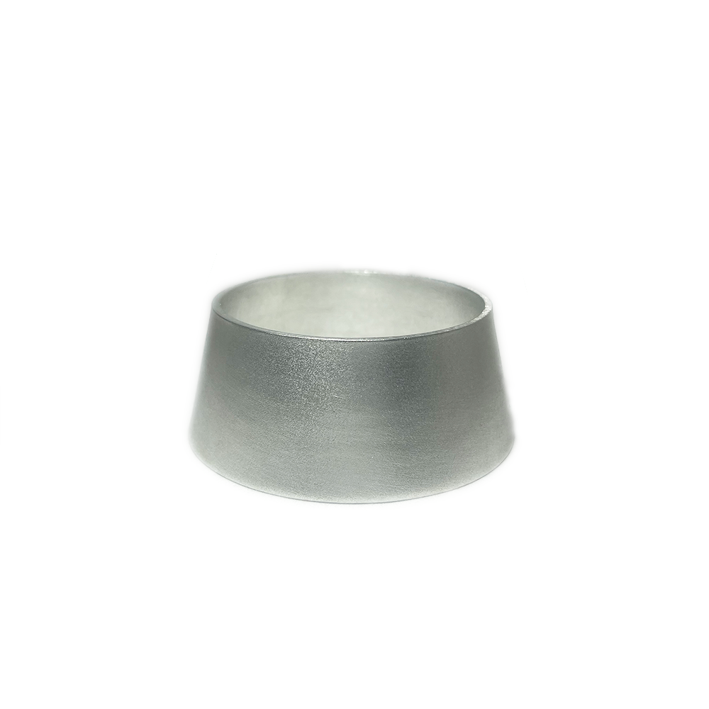 1.5" to 2" Aluminum Transition Reducer 1.188" OAL - 16GA/.065" Wall