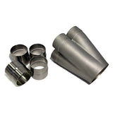 3D Printed INC 625 4-1 Double Slip Merge Collector - 2" Primaries to 3" Outlet