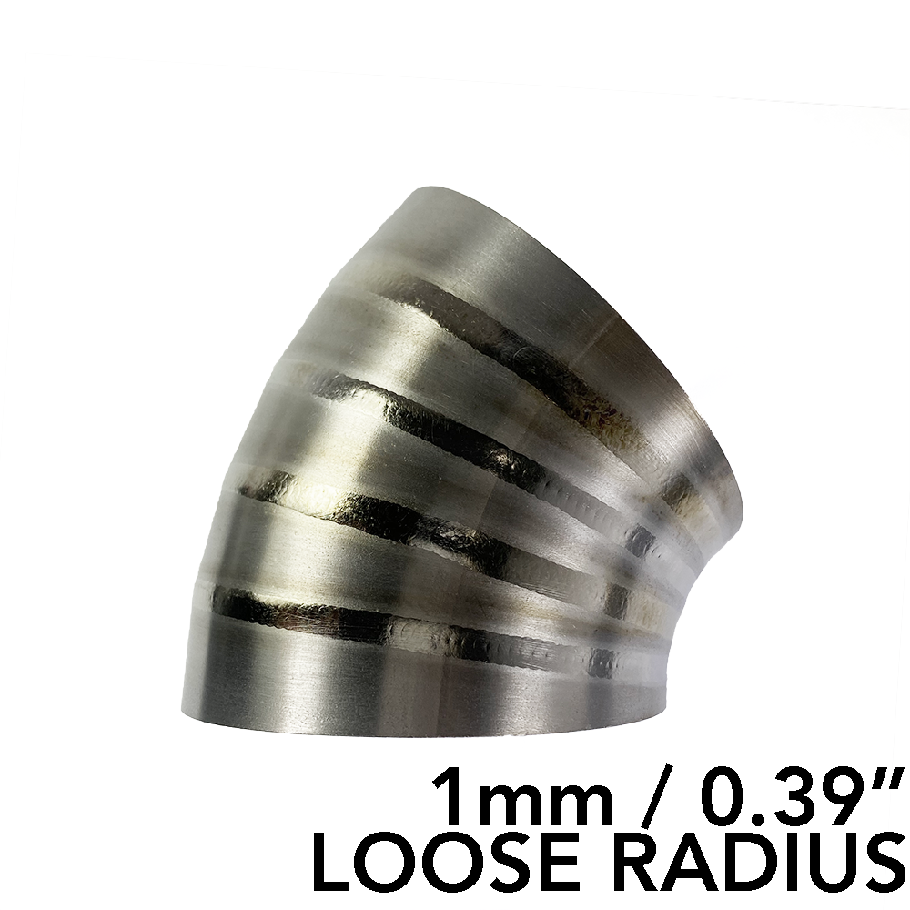 Pre Welded Pie Cuts - Loose Radius - 1mm/.039"