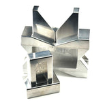 Tig Aesthetics Weld Block Complete Kit - X / V / Rect - Aluminum