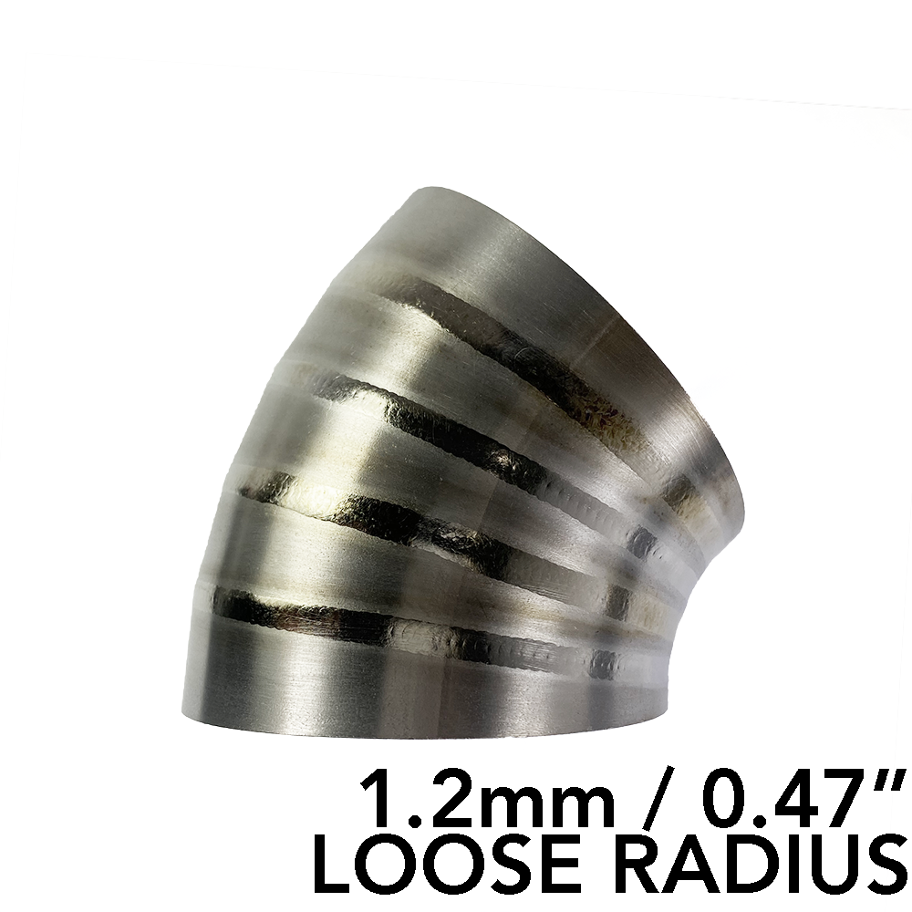 Pre Welded Pie Cuts - Loose Radius - 1.2mm/.047"