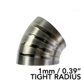 Pre Welded Pie Cuts - Tight Radius - 1mm/.039"