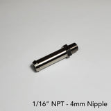 Threaded Titanium NPT Hose Barb Fitting