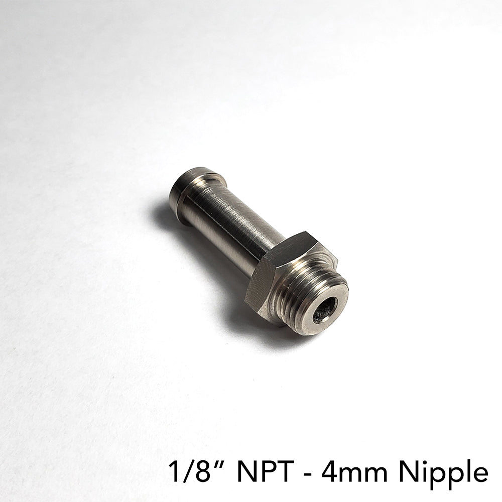 Threaded Titanium NPT Hose Barb Fitting