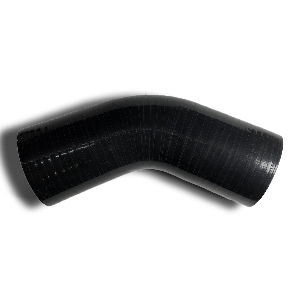 High Temp 4-Ply Reinforced 45° Silicone Elbow