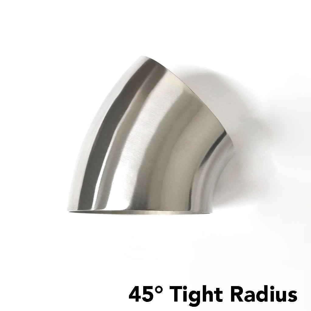 Titanium 45° Tight Radius Elbow