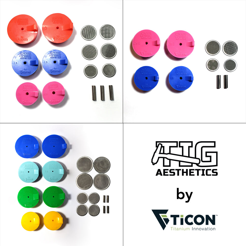 Silicone Purge Plugs (Complete Kit - Exhaust, Header, Manifold) - Tig Aesthetics by Ticon