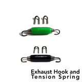 Titanium Exhaust Hook and Tension Spring for Slip Connector