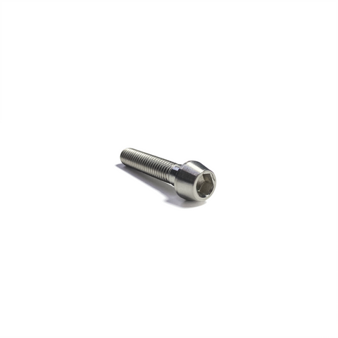 Titanium M6 Taper Socket Cap Screw - 4mm Allen Head - 6Al4V / GR5
